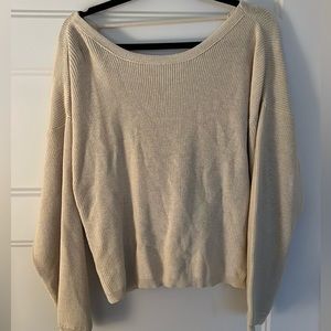 By Together open back sweater